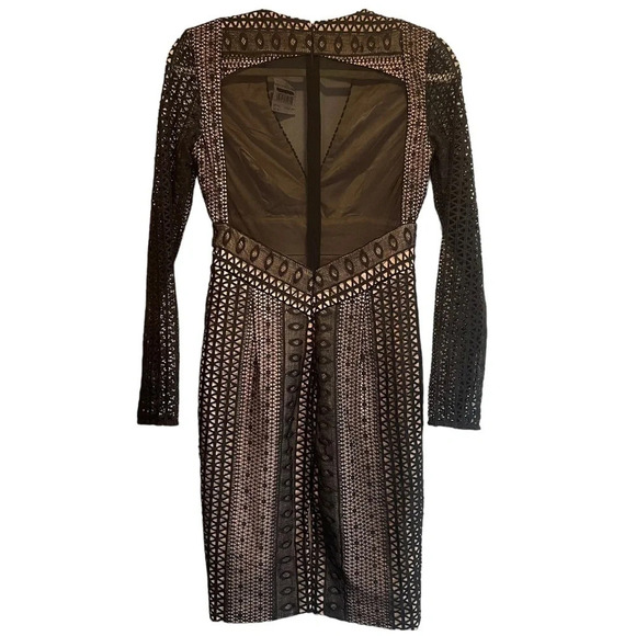 NEW Bardot Allegra Lace Sheath Black Dress size 4/XS - Picture 8 of 8